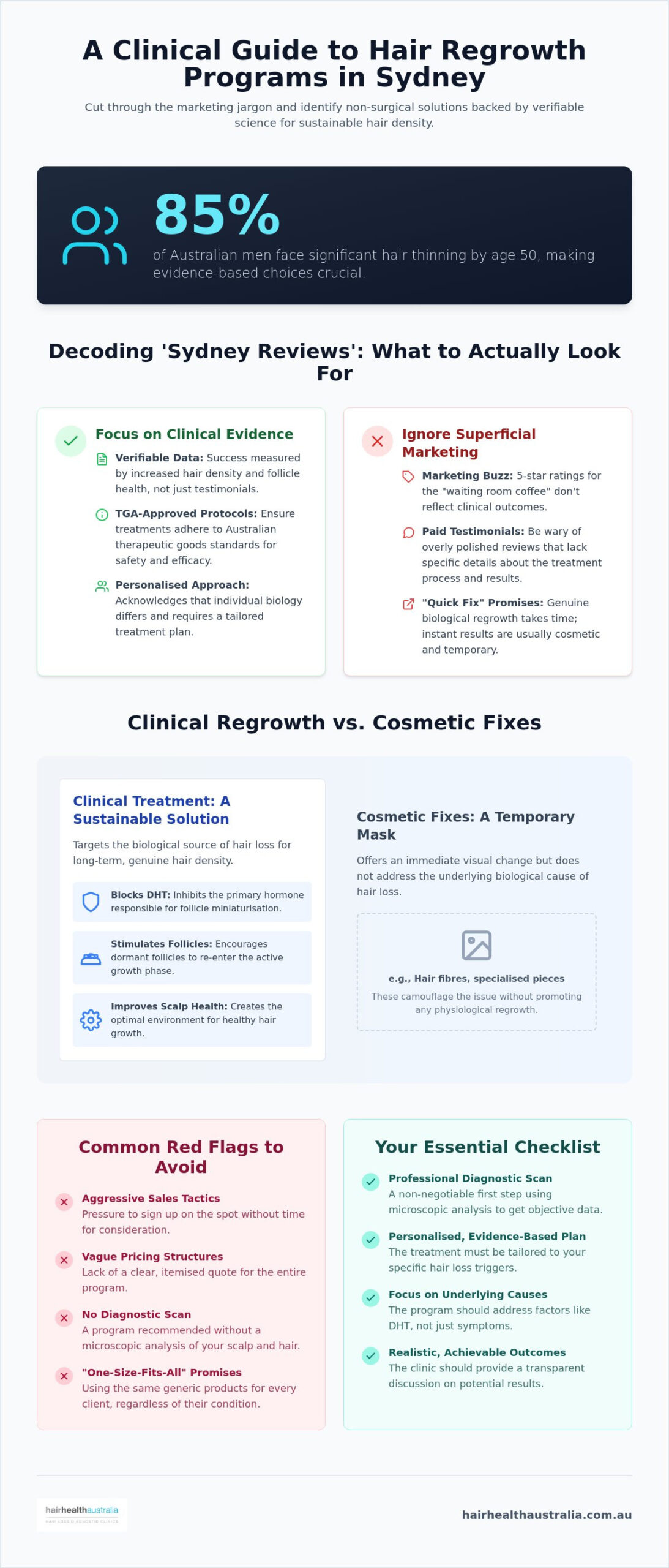 Hair Regrowth Programs Sydney Reviews: The 2026 Clinical Buying Guide