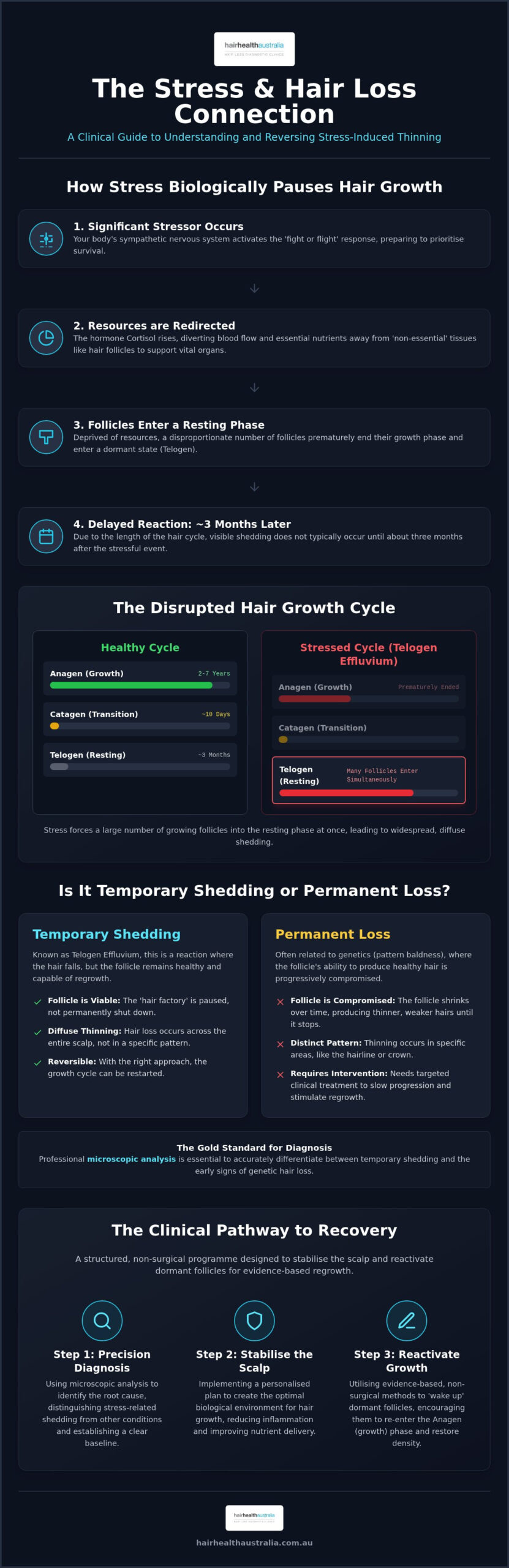 Stress and Hair Loss: A Clinical Guide to Understanding and Recovery in 2026
