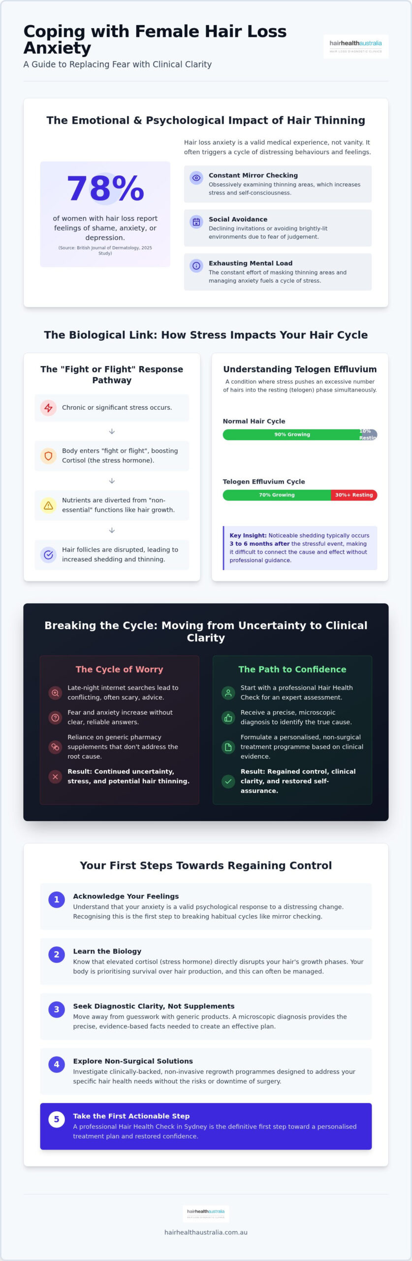 Coping with Female Hair Loss Anxiety: A Clinical and Emotional Guide