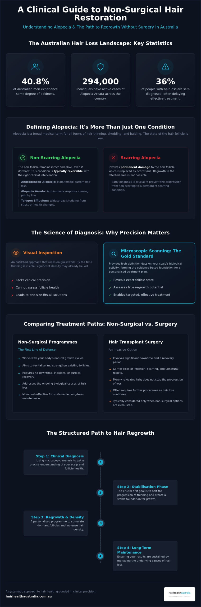 Non-Surgical Alopecia Treatment Sydney: The 2026 Clinical Guide to Hair Regrowth