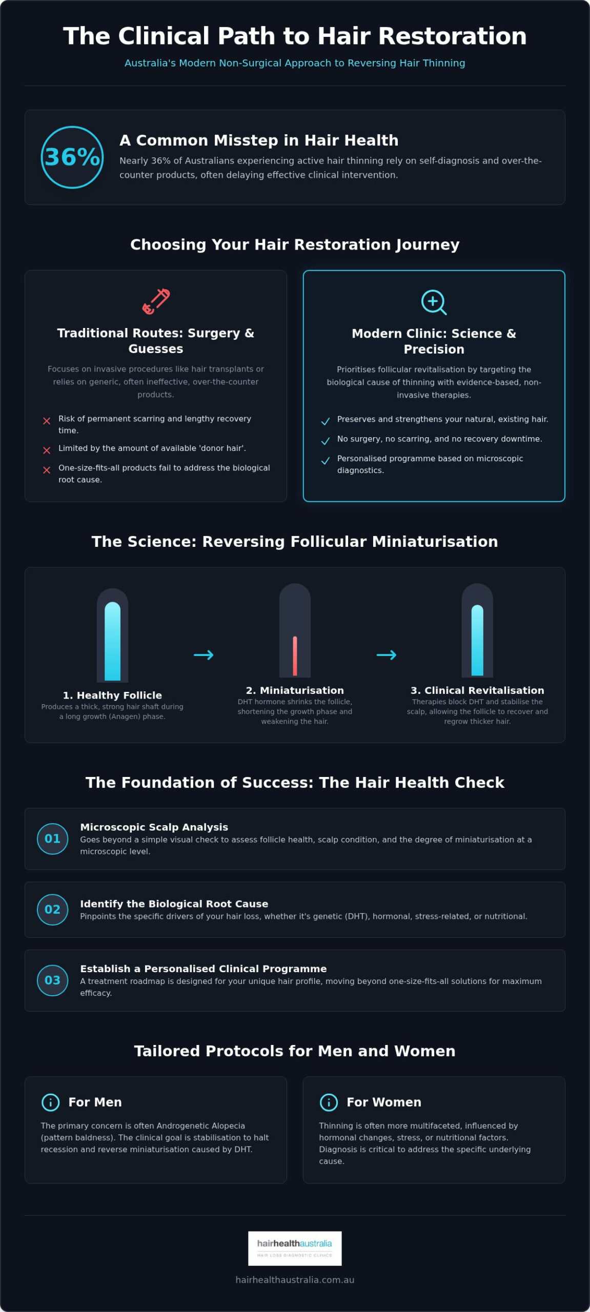 Non-Surgical Hair Loss Clinic Australia: The 2026 Clinical Guide to Restoration
