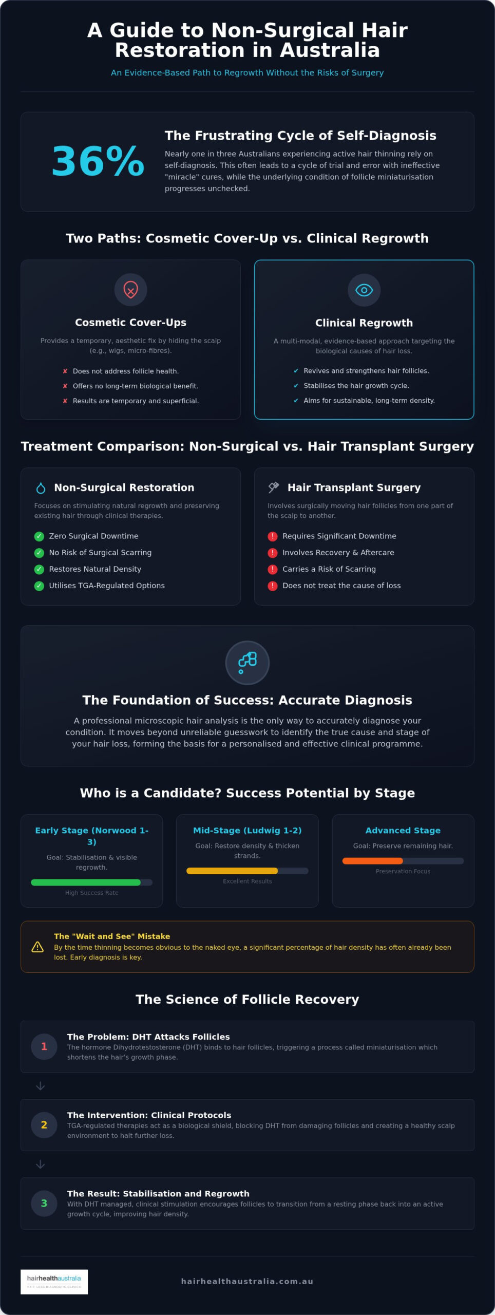 Non-Surgical Baldness Treatment Australia: The 2026 Clinical Guide to Regrowth
