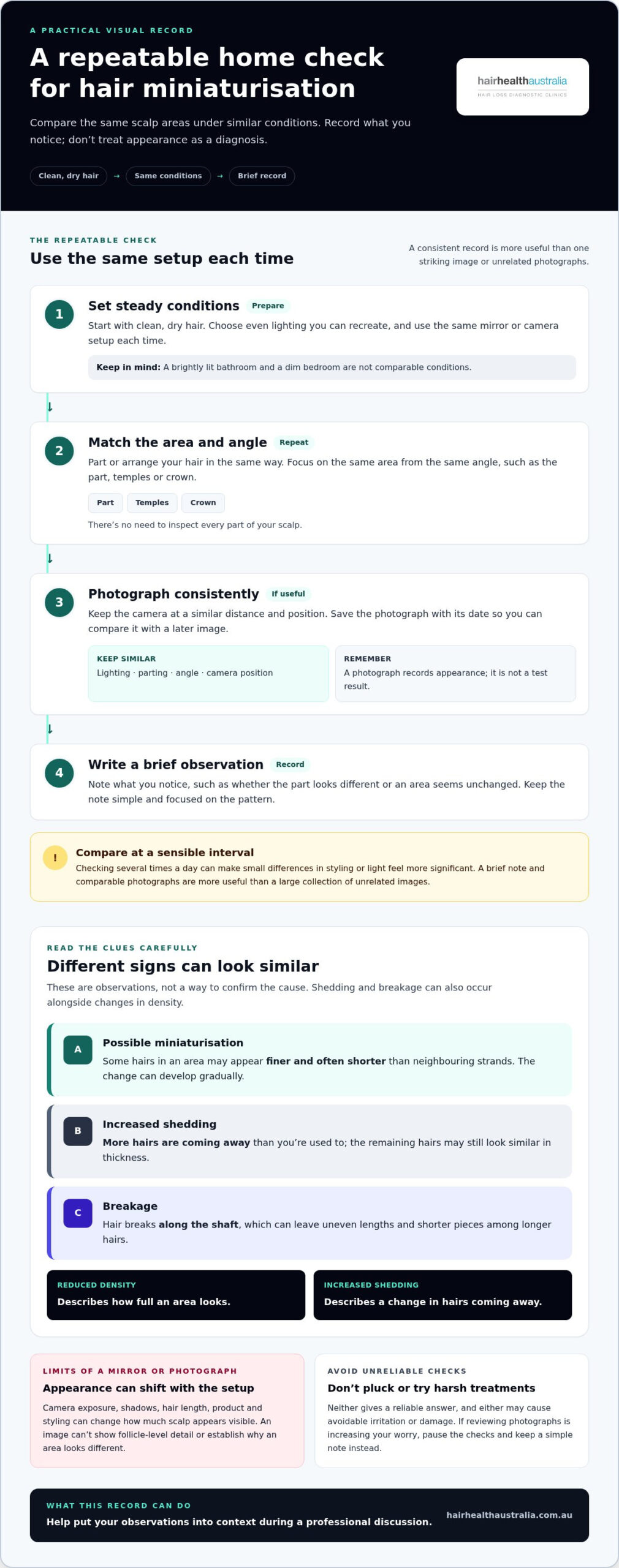 How to Check for Hair Miniaturisation: Signs, Limits and Next Steps